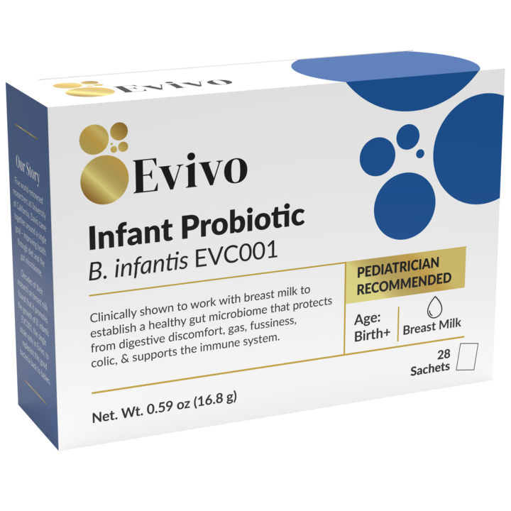 Evivo infant probiotic powder package